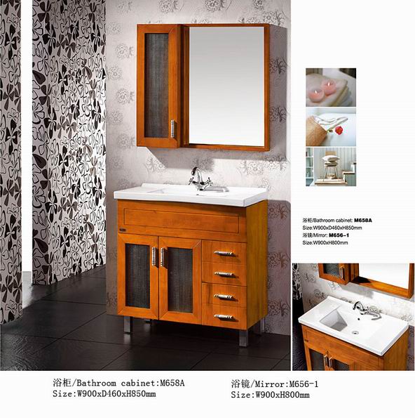 Solid wood vanity TFM658