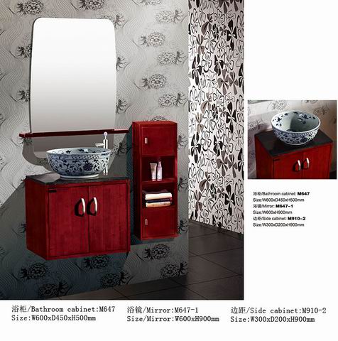 Solid wood vanity TFM647